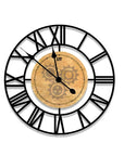 Metal Wall Clock for Living Room Decor (size 50*50)cm