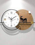 Wall Clock Silent Art Wall Clock Modern Metal Wall Clock - Shreya home decor