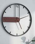 Large Wall Clock for Living Room Decor, Modern Metal Frame Wall Decor