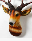 Royal Reindeer Wall Clock, Deer Head Decor Wall Clock(size 61*57)cm