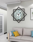 Metal Wall Clock for Living Room Decor ((size 51*51)CM