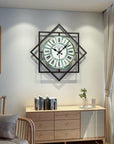 Metal Wall Clock for Living Room Decor ((size 51*51)CM