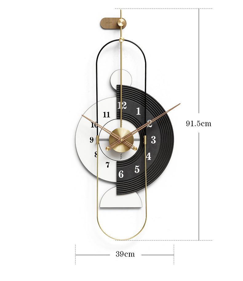 Contemporary Attractive Wall Clock Big Living Room Unique Stylish Large Wall Watches