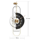 Contemporary Attractive Wall Clock Big Living Room Unique Stylish Large Wall Watches