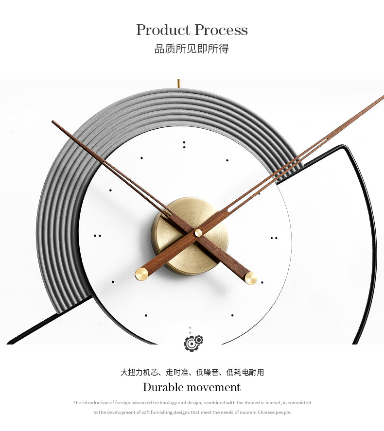 Cosmic Luxe Wall Clock in The Celestial Creation Size:- 32*36 Inch