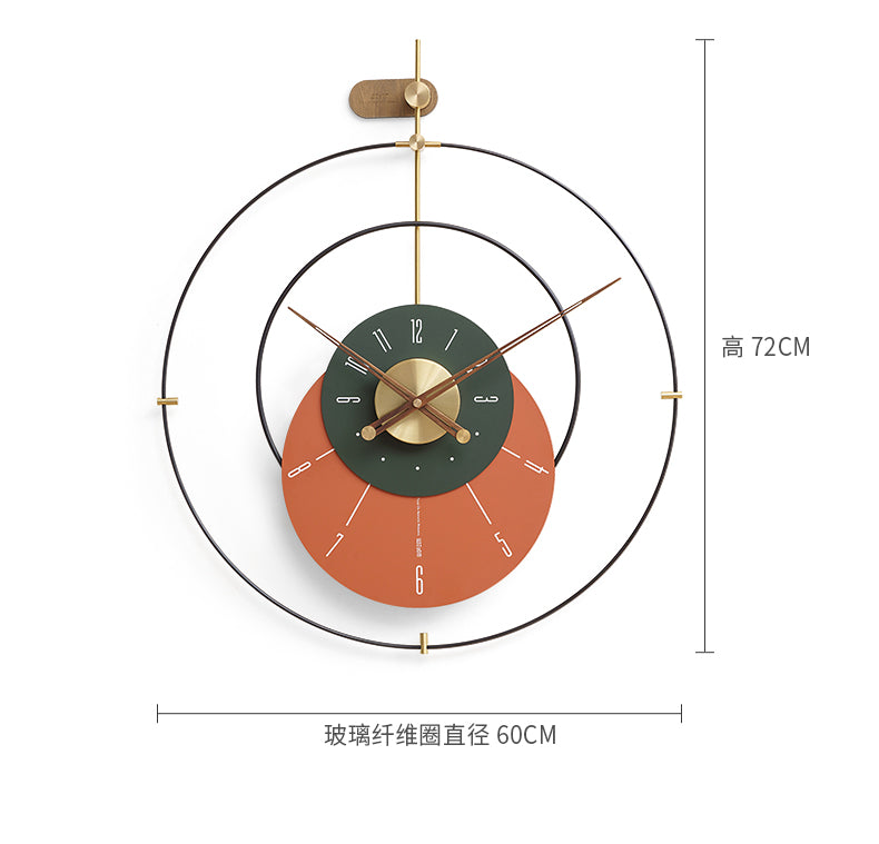 Iron European Style Modern Antique and Stylish Wall Clock Size:- 24*28 Inch