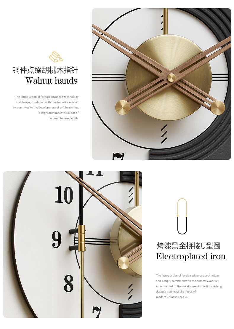 Contemporary Attractive Wall Clock Big Living Room Unique Stylish Large Wall Watches