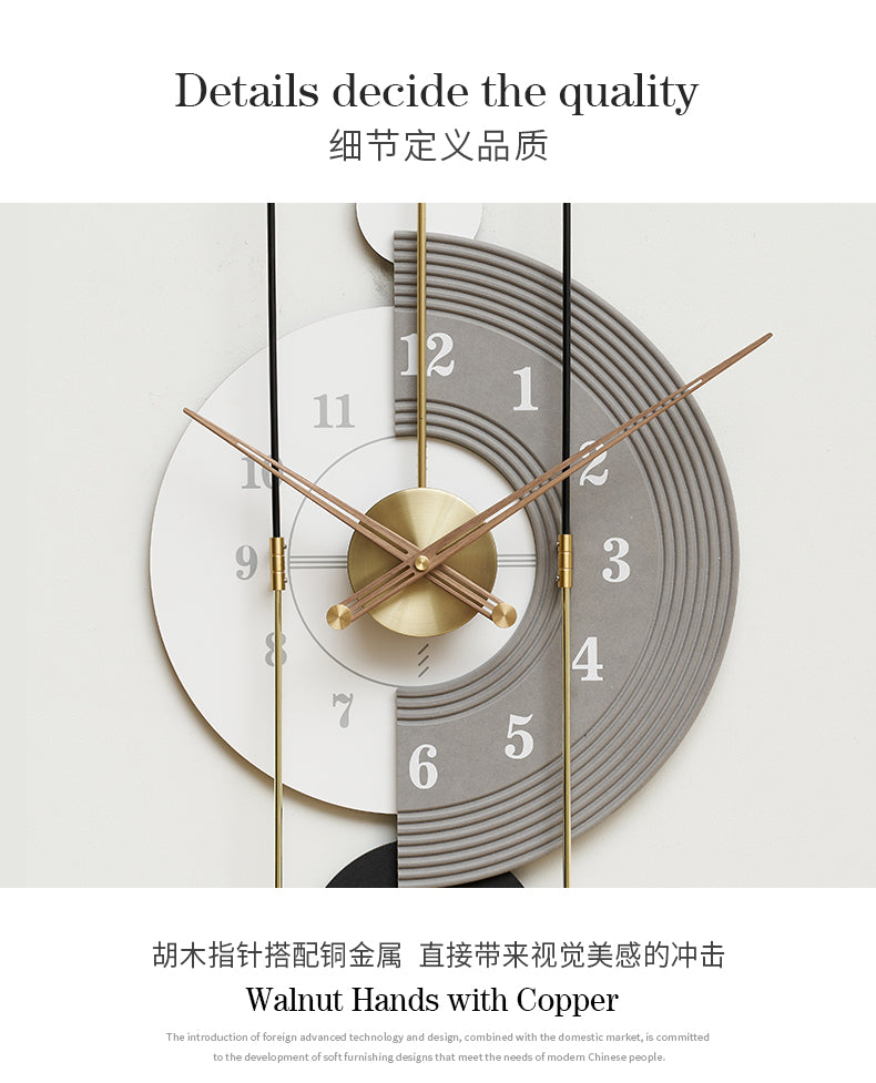 Contemporary Attractive Wall Clock Big Living Room Unique Stylish Large Wall Watches