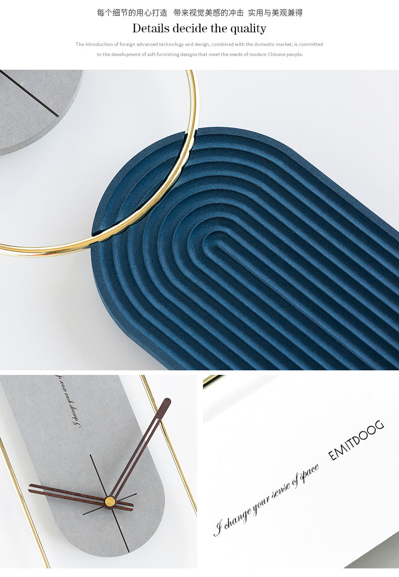 Multicolour Glass Novelty Wall Clock