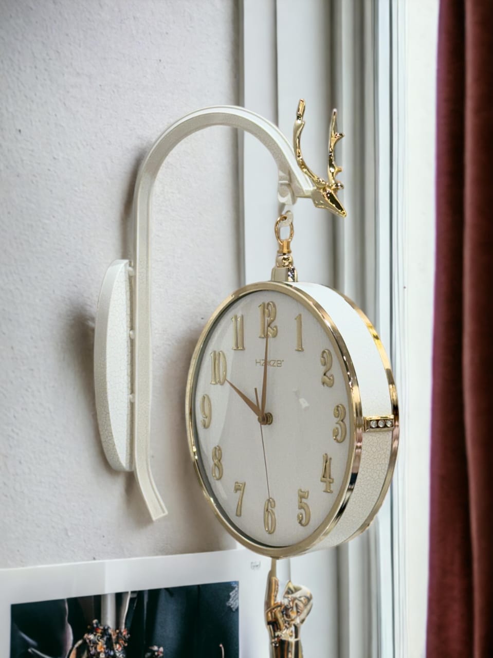 Double Sided Wall Clock Nordic Light Luxury Wall Clock