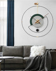 Cosmic Luxe Wall Clock in The Celestial Creation Size:- 32*36 Inch