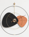 Copper Eco-board Modern Big Wall Clocks Simple Home Decoration Elegance Quartz Clock Walnut Hands for living room Art