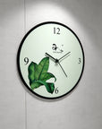 DANCING LEAVES WALL CLOCK ART