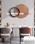 LED Modern Metal Wall Art For Home Decor Style 1