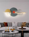 Multi LED Modern Metal Wall Art For Home Decor