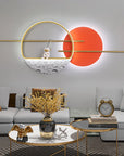 LED Astronaut Metal Wall Decor For Home Decor