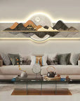 Modern light luxury high-end living room decorative painting sofa background wall hanging - Shreya home decor