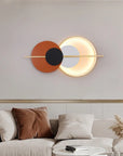 LED Modern Round Wall Art Light - Warm White