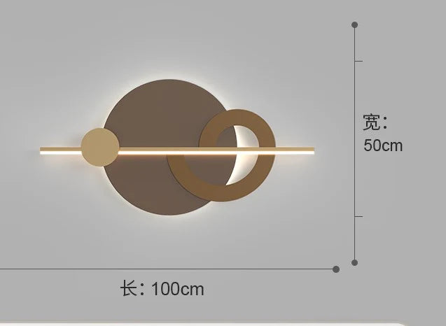 LED Modern Metal Wall Art For Home Decor