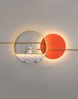 LED Astronaut Metal Wall Decor For Home Decor