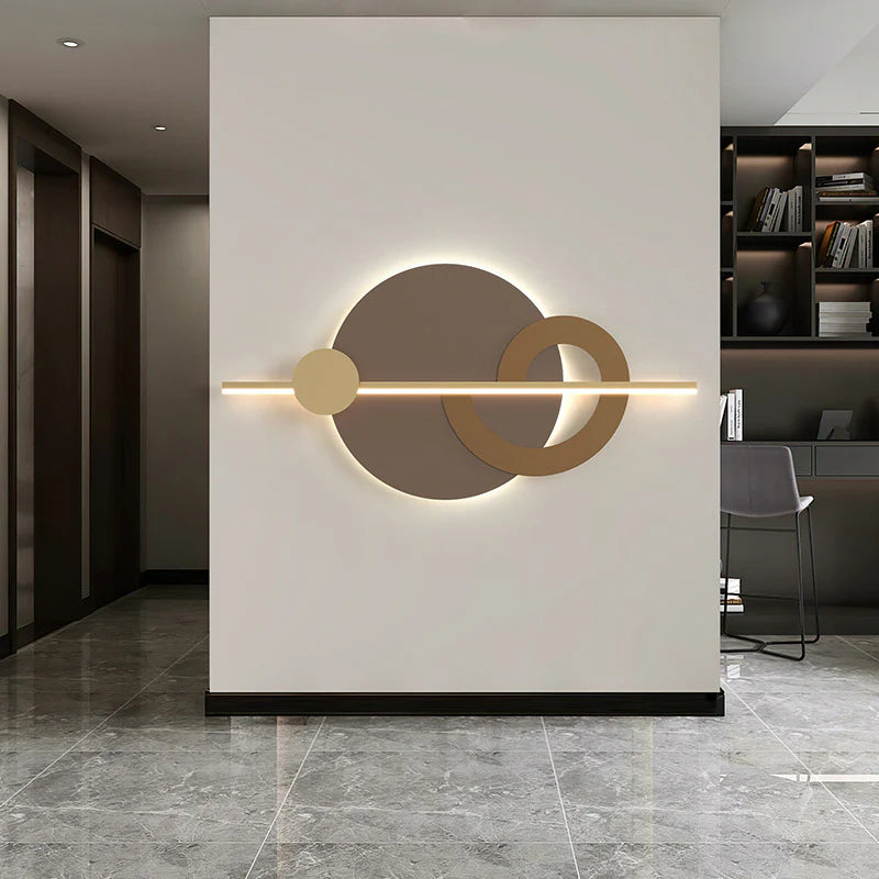 LED Modern Metal Wall Art For Home Decor
