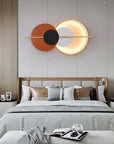 LED Modern Round Wall Art Light - Warm White