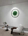 CIRCLES OF PROSPERITY WALL CLOCK ART