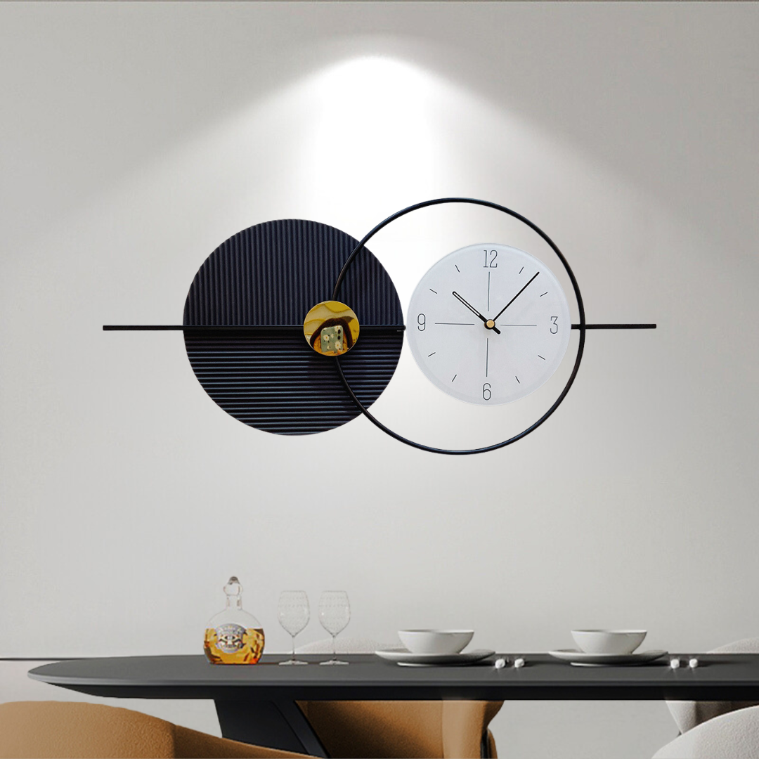 Fancy Metal Wall Clock For Home Decor - Shreya home decor