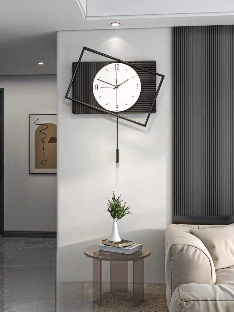 Geometric Shaped Contemporary Wall Clock