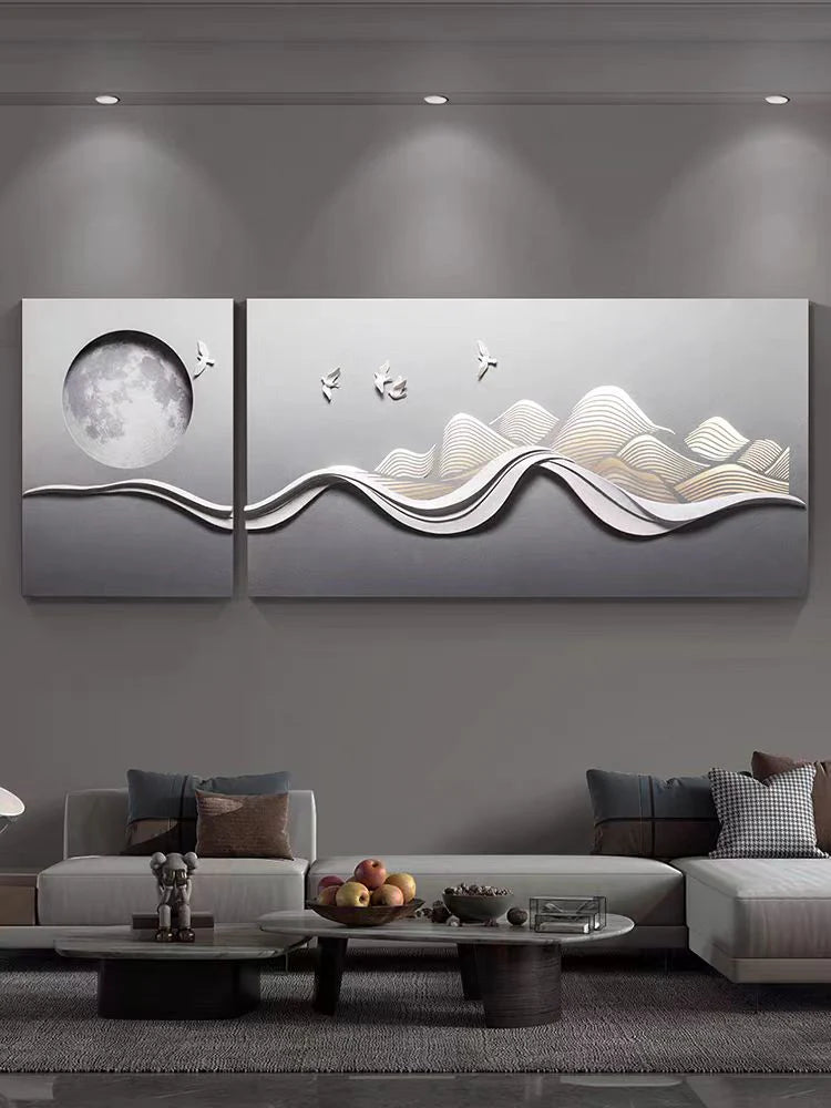 The Altruistic 3D Resin Wall Decor 32 x 62 | 32 x 24 Inches