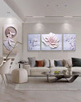 Luxury & Premium 3D Wall Decor 60×80(2)+80×100(1) CM