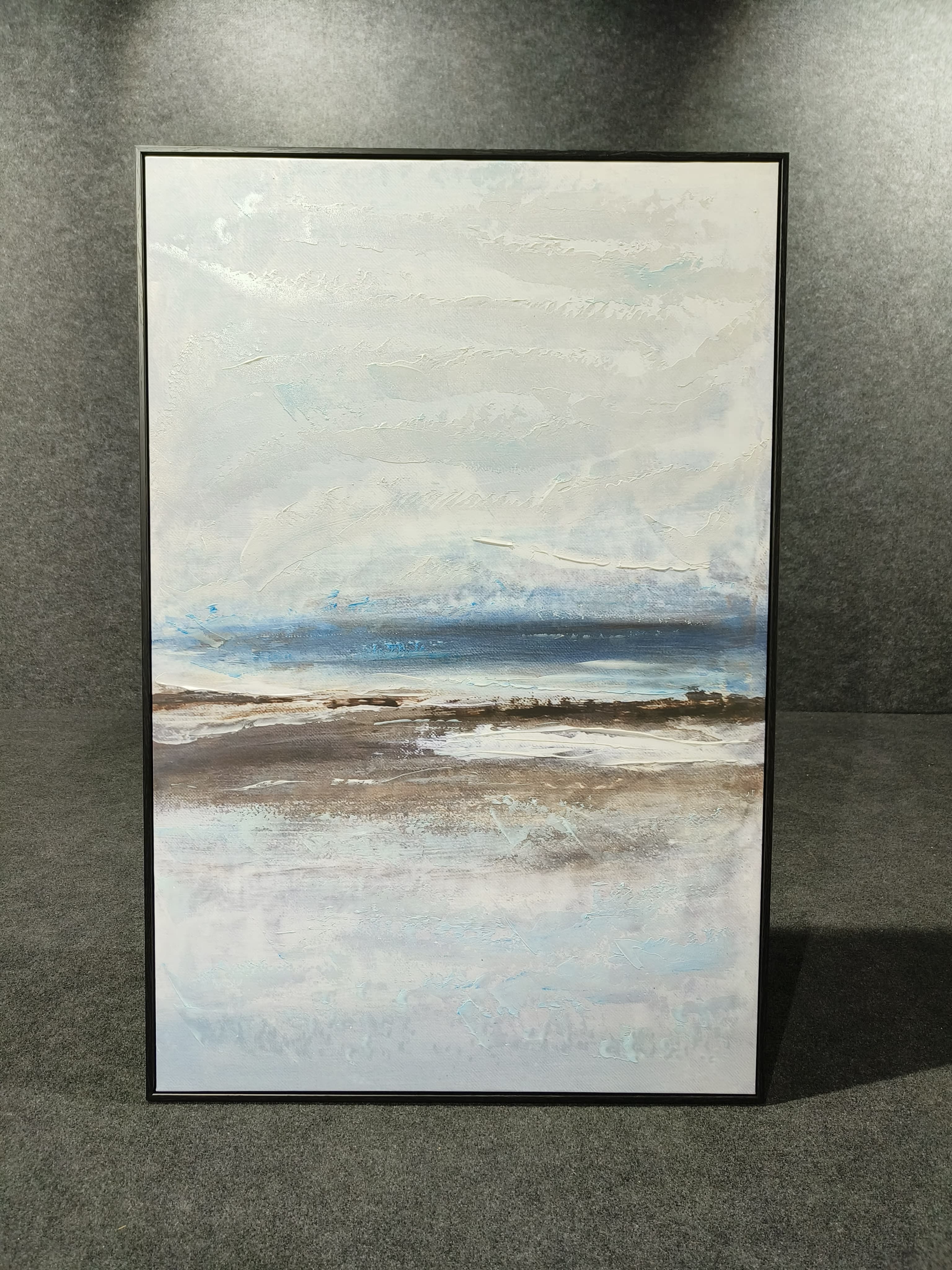 Southwest Desert, Beige Neutral Handmade Painting 80*120