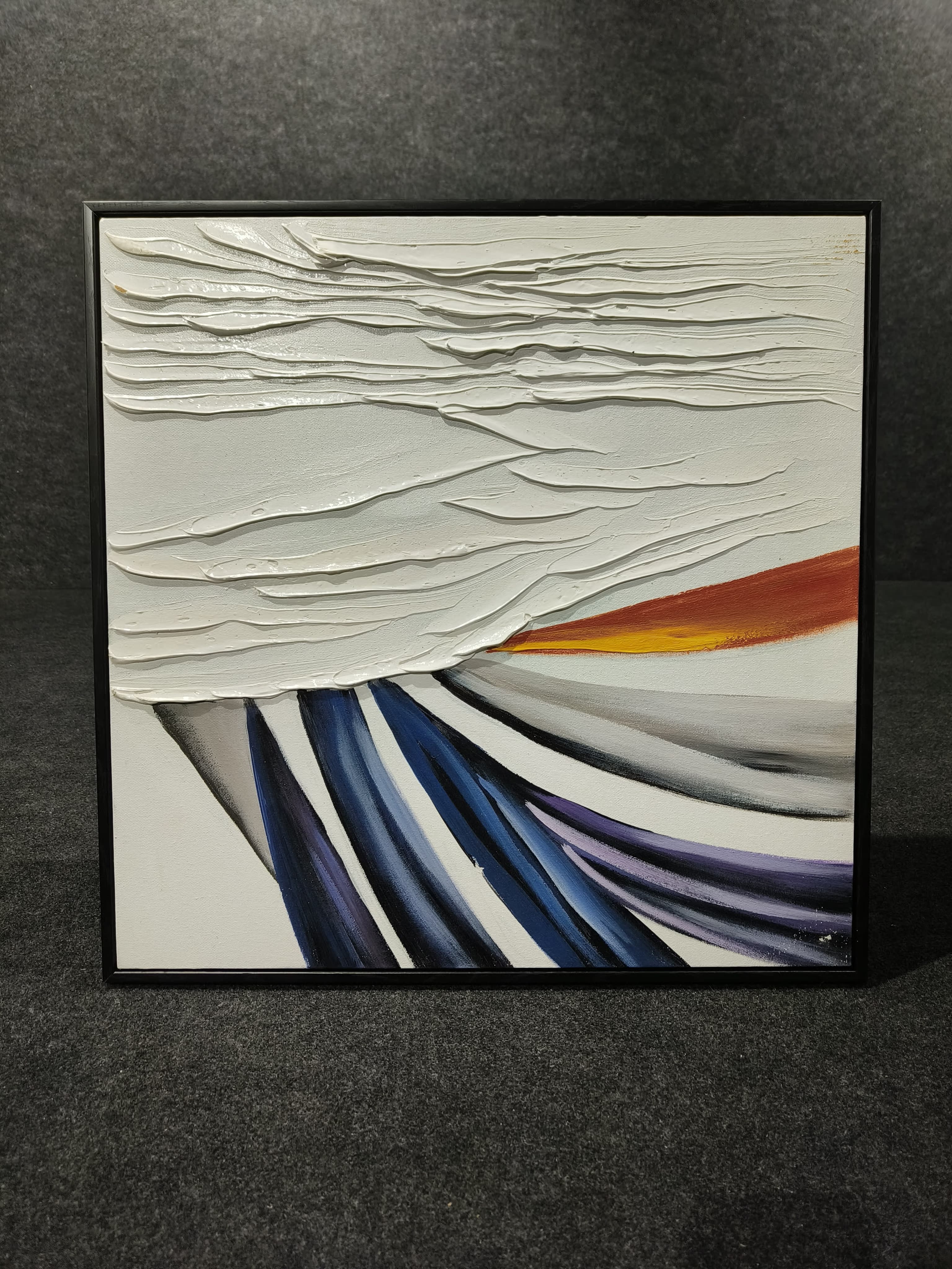 Elegant Acrylic Original Handmade Painting, Modern Minimalist Art 60*60 cm