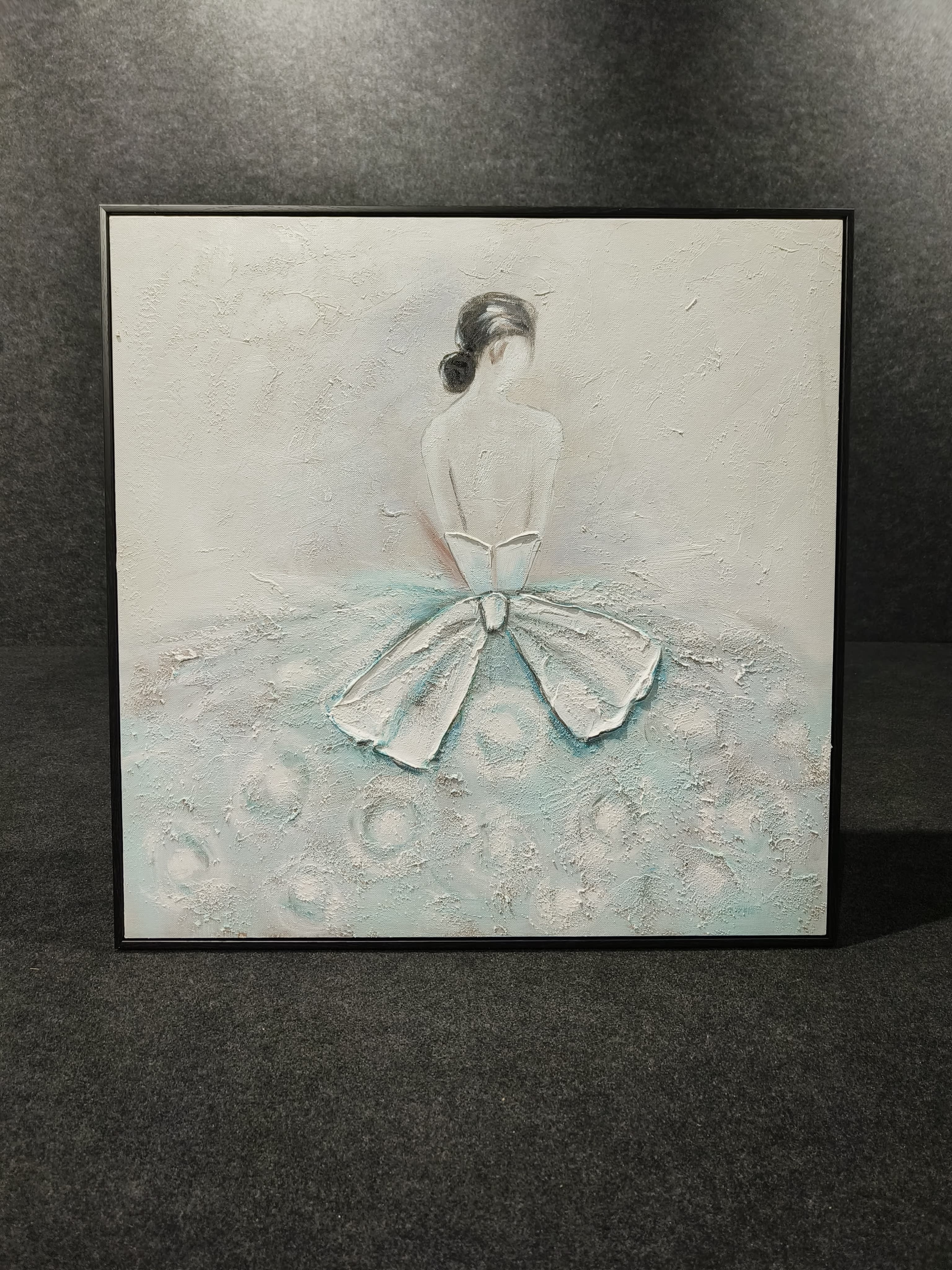 Hand Painted Women Figure Wall Art Handmade painting 80*80 cm