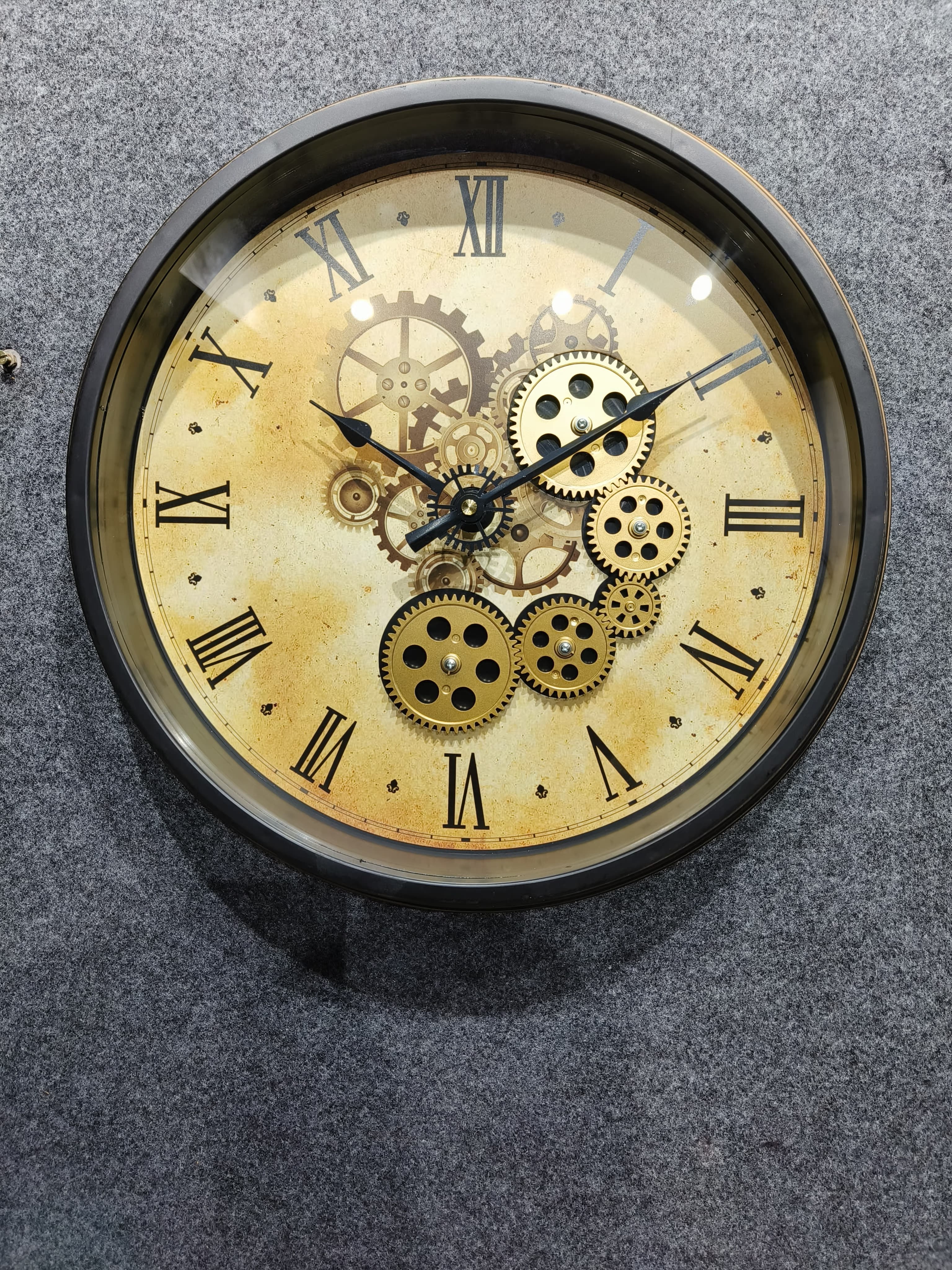 Designer Gear Wall Clock For living rooms, bedrooms, kitchens, or office  (Size 45 CM)