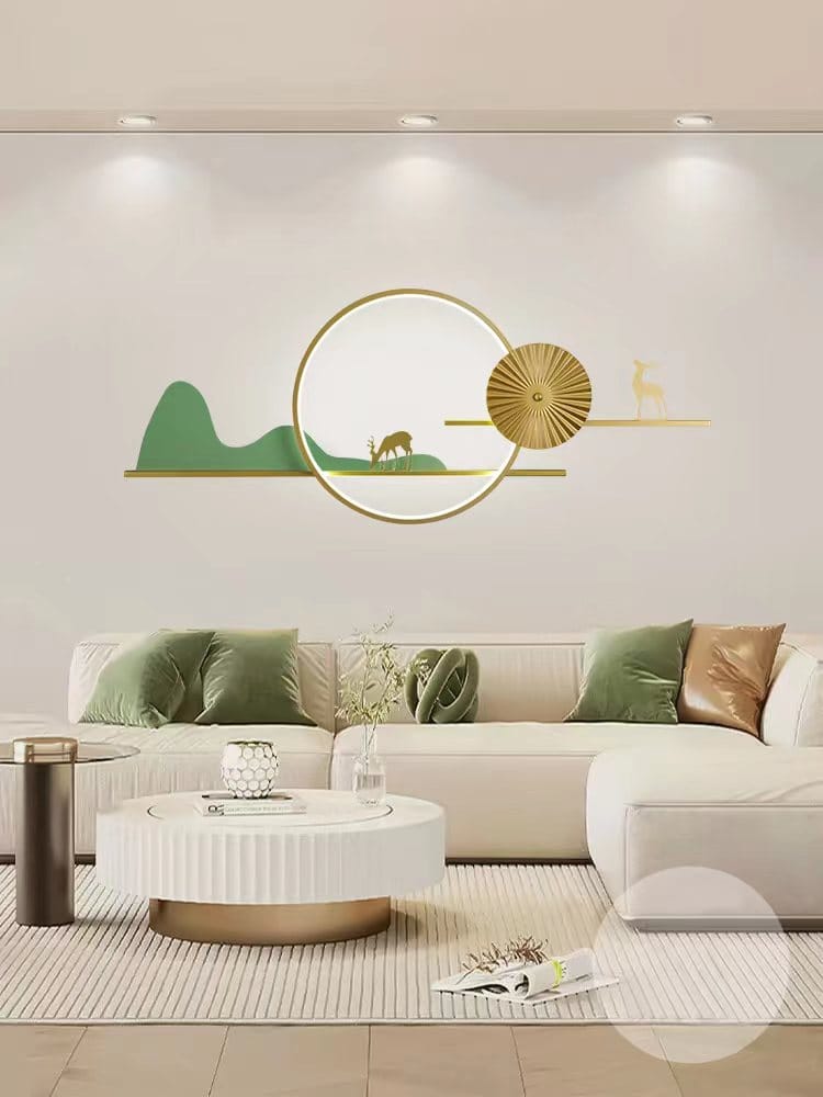 LED Modern Deer Wall Art For Home Decor