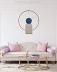 Silent Metal Wall Clock (size 24 Inch)