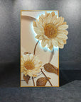 Modern Led Wall Flower Painting, Beautiful Living Room Painting (Size:- 2*4 feet)