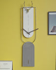 Multicolour Glass Novelty Wall Clock