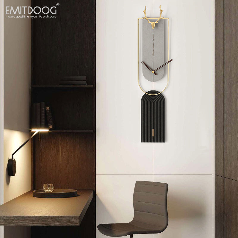 Multicolour Glass Novelty Wall Clock