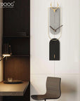 Multicolour Glass Novelty Wall Clock