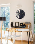 MINIMALISTIC CIRCULAR LUXURIOUS RAVEN WALL CLOCK - Shreya home decor