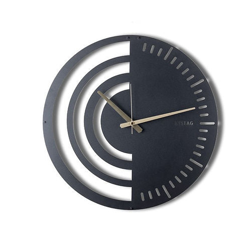 MINIMALISTIC CIRCULAR LUXURIOUS RAVEN WALL CLOCK - Shreya home decor