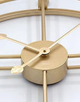 Unique Designer Metal Round 2 Ring Wall Clock for Living Room & Home - Shreya home decor