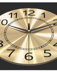 Creative Rose Gold Wall Clock Living Room Unique Large Digital Peacock Wall Clock - Shreya home decor