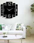 Unique Designer Metal Square Wall Clock for Living Room & Home - Shreya home decor