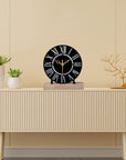 Designer Metal Wall Clock for Livingroom ,Office Table Accessories (6 inch) - Shreya home decor