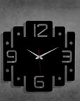 Unique Designer Metal Square Wall Clock for Living Room & Home - Shreya home decor