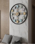 Metal Round Vintage Wall Clock - Shreya home decor