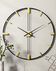 Wall Clock Mute Round Wall Clocks Non-Ticking Battery Operated Clock for Living Room Bedroom Home Decor - Shreya home decor